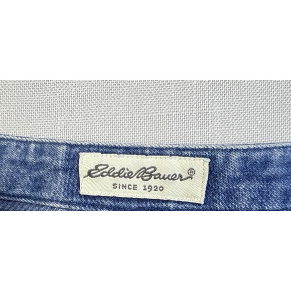 Eddie Bauer Denim Skirt Women 18 Straight Long Maxi Modest Work Y2K School - Picture 2 of 11